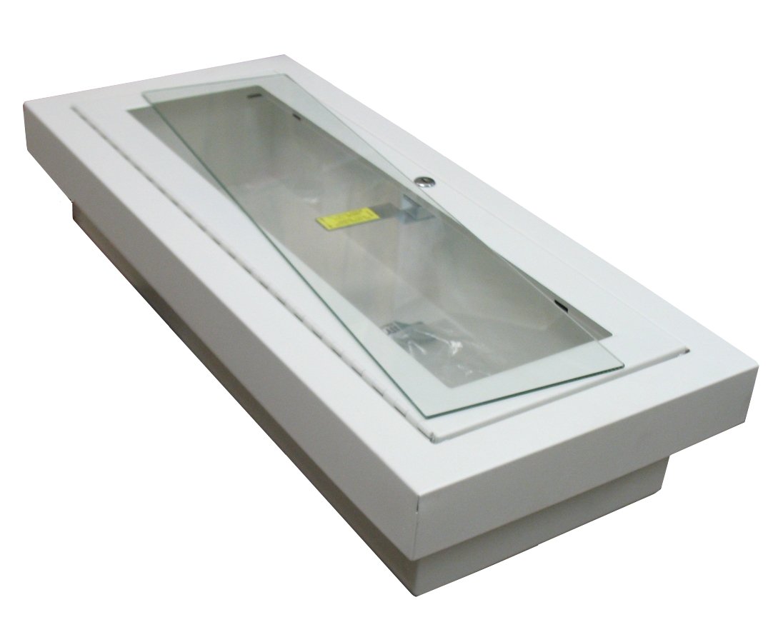 Potter Roemer 7012B Fire Extinguisher 5 lb Tall, White, Break