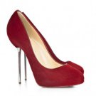Big Lips 120mm Calf Hair Pumps