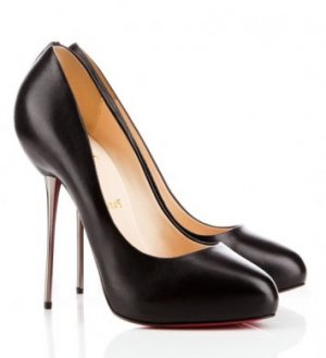 Big Lips 120mm Leather Pumps Black