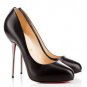 Big Lips 120mm Leather Pumps Black