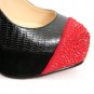 Calypso Platform Pumps Black Red