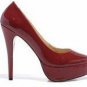 elegant pure red high thin pumps\15cm platform shoes