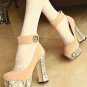 new design classical women platform high heel shoes