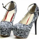 sexy leopard high heels for spring and summer