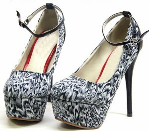 sexy leopard high heels for spring and summer