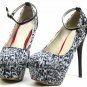 sexy leopard high heels for spring and summer