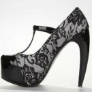 latest classic flower high heels for spring and summer