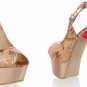 sexy golden high heels/metal heel/high platform pumps