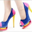 2012 new spring beautiful women high heel shoes with best design and price