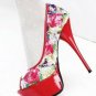 2012 new style graceful women special crystal high heel shoes with wholesale price