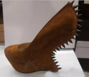 Hot sell spike wedge women shoes high heel