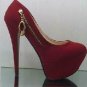 Trendy women high heel shoes with wholesale price 2012