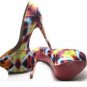 Fashion platform high heel shoes for woman