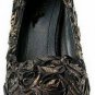Bronze retro rose petals fashion high heel shoes 2012 high heel shoes Women high heel shoes