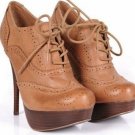 High heel platform leather shoes World best leather shoes Leather shoes women