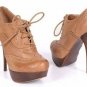 High heel platform leather shoes World best leather shoes Leather shoes women