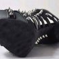 Spike leather high heel platform sandals High quality leather sandals Sex high heel sandal