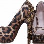 Fashion spike& leopard women shoes high heel 2012 hottest women shoes high heel