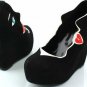 fashion sexy comfortable wedge shoes/special facial high heels