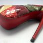 Fashion high heel shoes red sole and peep toe design