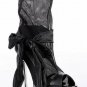 sexy women's party and career high heels/meshy ankle high/leather butterfly pumps