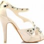 2012 new style crystal high heel women sandal shoes with wholesale price
