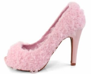 hot selling ! 2012 new design pink patent wool high heel sandals shoes