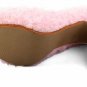 hot selling ! 2012 new design pink patent wool high heel sandals shoes