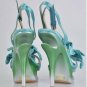 new design women blue sandal shoes with a beautiful flower