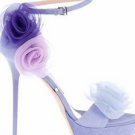 2012 new design purple romantic women sandals shoes