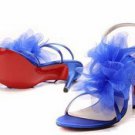 2012 purple romantic women high heel sandals shoes with new style