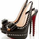 new fashion peep-toe platform high heel sandals shoes with sexy rivets
