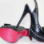 new fashion peep-toe platform high heel sandals shoes with sexy rivets