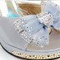 2012 new style elegant women crystal and butterfly high heel sandals