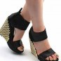 best design women platform high heel sandals with a special heel