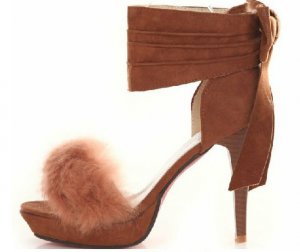 romantic women new design high heel sandals hot selling