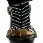 2012 graceful women black platform crystal high heel sandals with best design