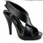2012 hot selling bright knight black patent leather&red sole high heel shoes