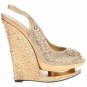 High heel sandals 2012 with crystal especially for wedding with fashion crystal