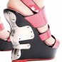 Hot! 2012 new arrival sexy rose red wedges sandal/sexy gladiator shoes