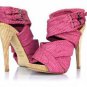 Ladies' Comfortable Shoes High Heels Strappy Sandals
