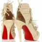 cool phragmites leave-like yellow chrysanthemum leather high heel shoes