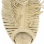 cool phragmites leave-like yellow chrysanthemum leather high heel shoes