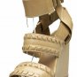 2012 summer new style genuine cow leather wedge shoes woman