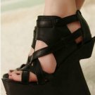 2012 comfortable girls fashionable roman style wedge sandals