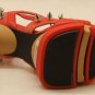 hot on sell red patent special edgy rivets high heel shoes