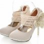 high heel suede pumps for hot girl in 2012/beautiful flower/ shiny diamond /fine jute pumps