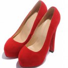 noble lady shoes /wedding and party red patent leather high heel shoes