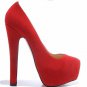 noble lady shoes /wedding and party red patent leather high heel shoes