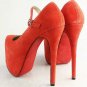 Hotsale red high platform lady shoes/wedding and party high heels